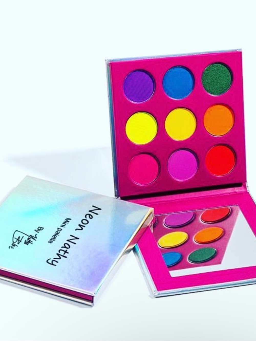 Mini Neon Eyeshadow Palette — Bold Multi‑Neon Colors